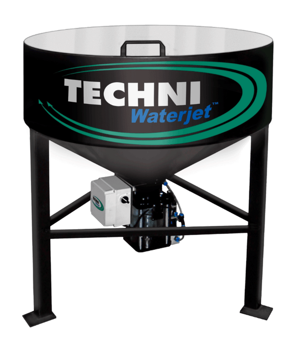 Techni Waterjet - Slibepumpe med Hopper system, 500 kg