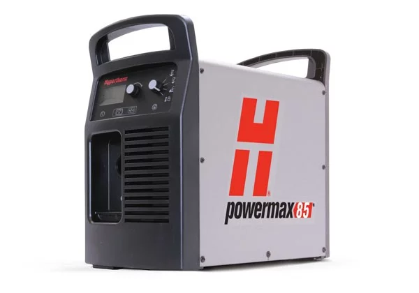 087146 Powermax85 system, 400V 3-PH, CE, plus CPC port, 75° & 15° handheld torches w/consumables, 7.6m leads