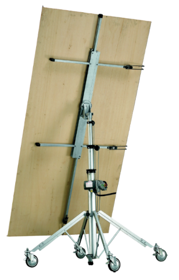 Elektrisk Gipsplade hejs/Løfter DW520 med vippefunktion og justerbare ben